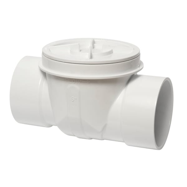 6" PVC Hub Backwater Valve