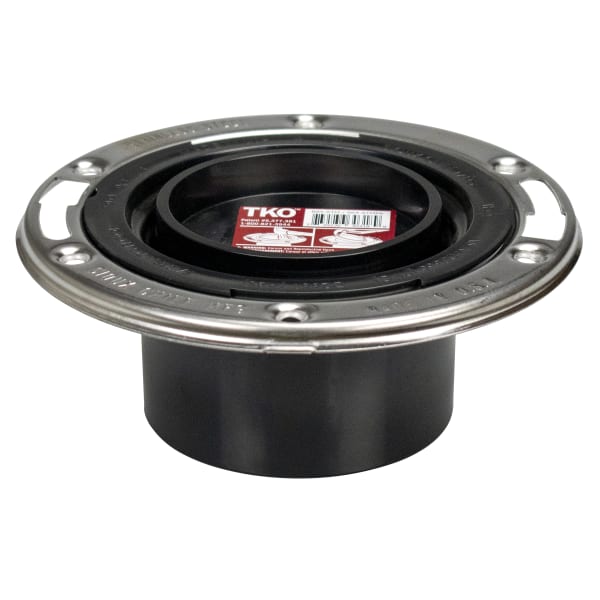 3" H ABS Stainle Stainless Steel Ring Knockout closet flange flush fit