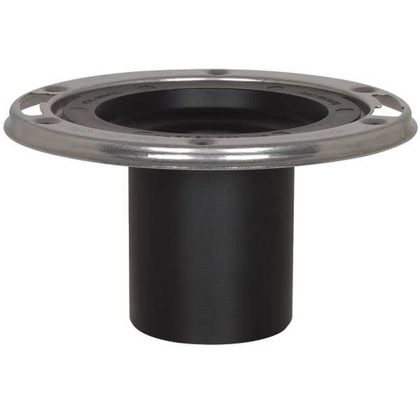3" Inside ABS Open Closet Flange with Stainle Stainless Steel Steel Swivel Ring & 4" Tailpiece