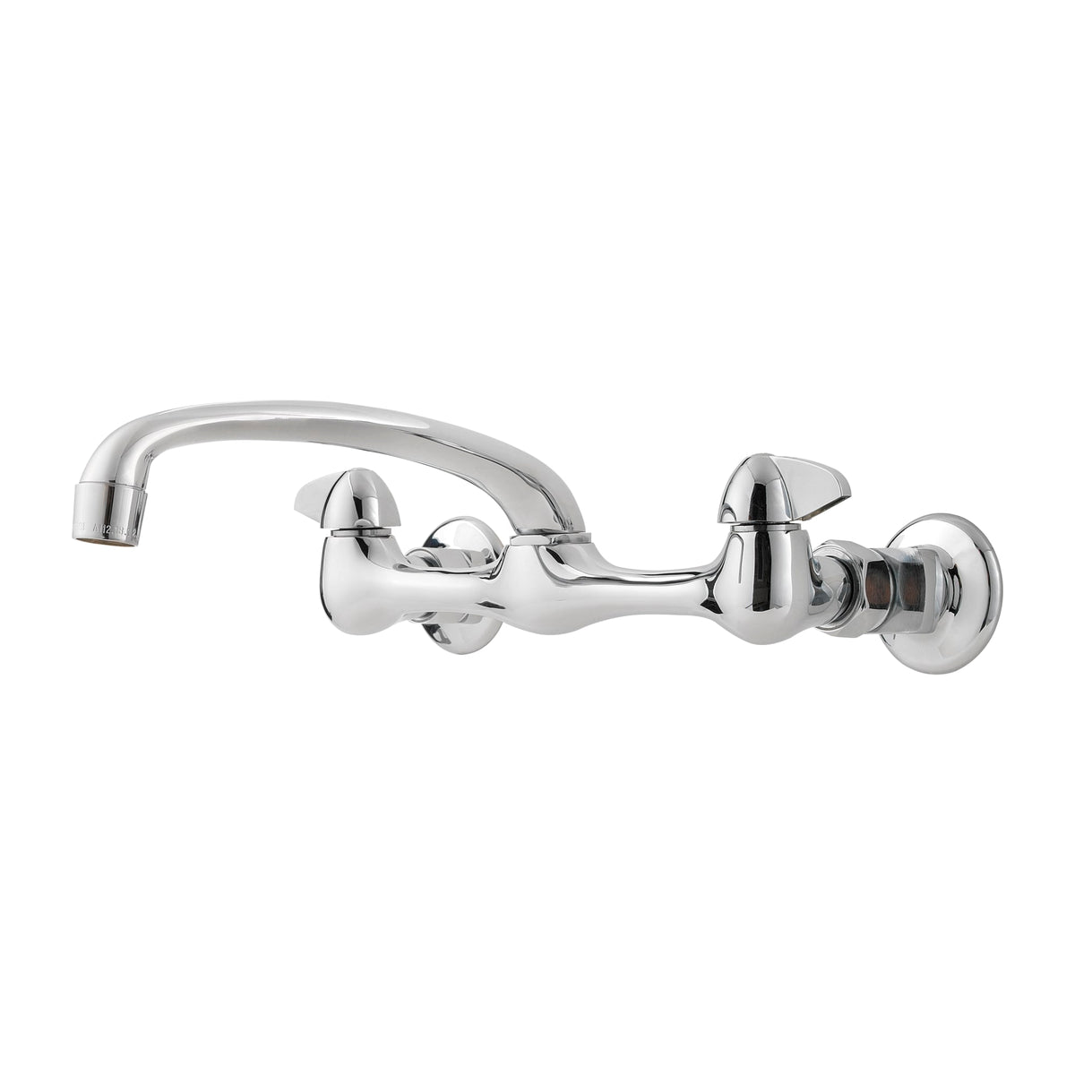 Pfister Faucets G127-1000 Pfirst Series 2-Handle Wall-Mount Kitchen Faucet in Polished Chrome