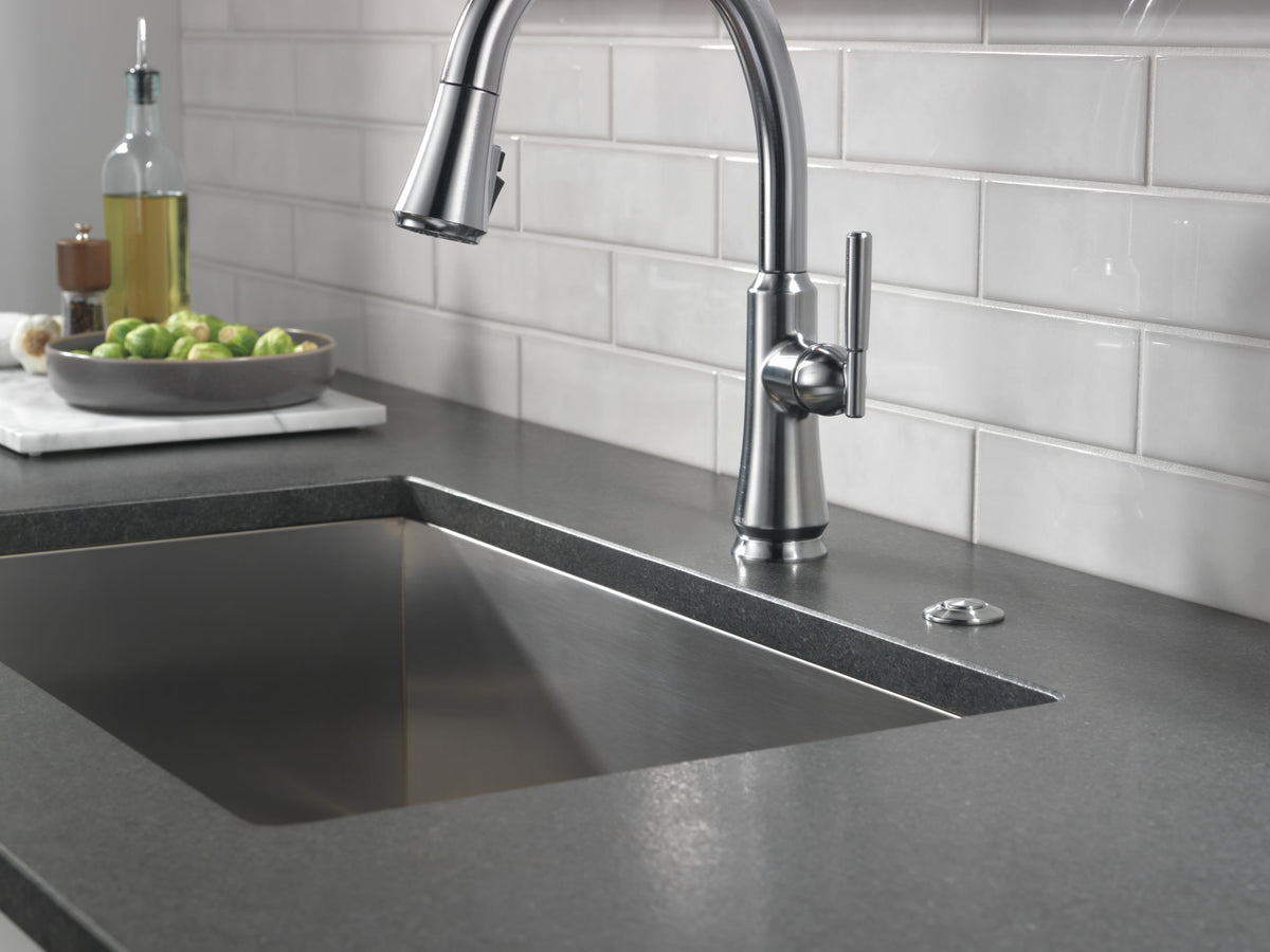 Delta Air Switch with Dual Outlet Arctic Stainless