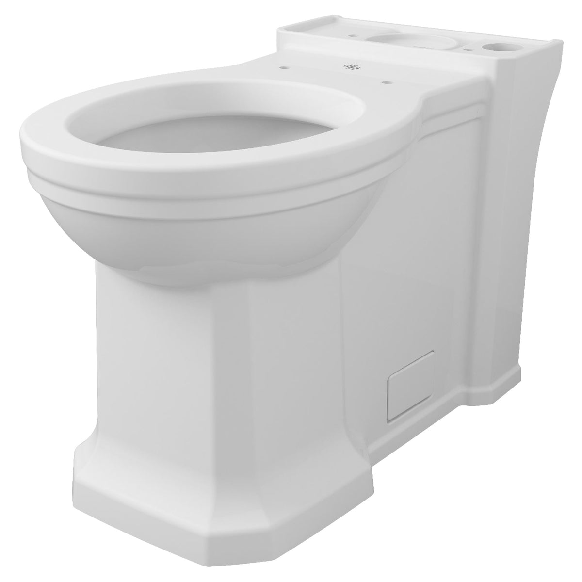 DXV Fitzgerald® Chair Height Elongated Toilet Bowl with Seat in CANVAS WHITE