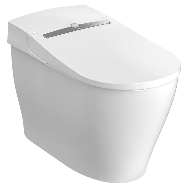 AT200LS Dual Flush Elongated SpaLet Bidet Toilet in CANVAS WHITE