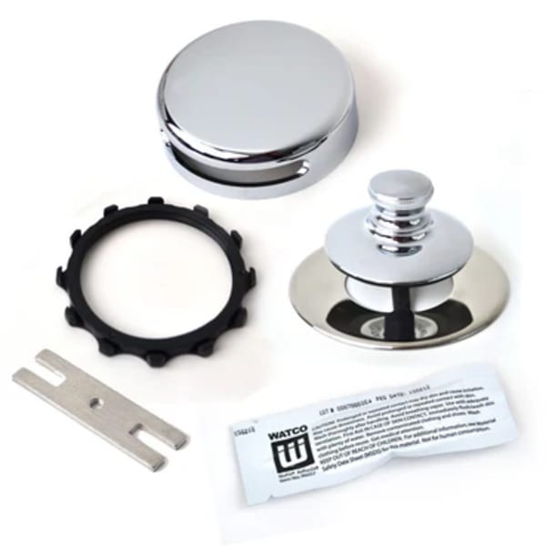 Universal NuFit® Innovator® Push Pull Carded Trim Kit with Adapter Pins Chrome