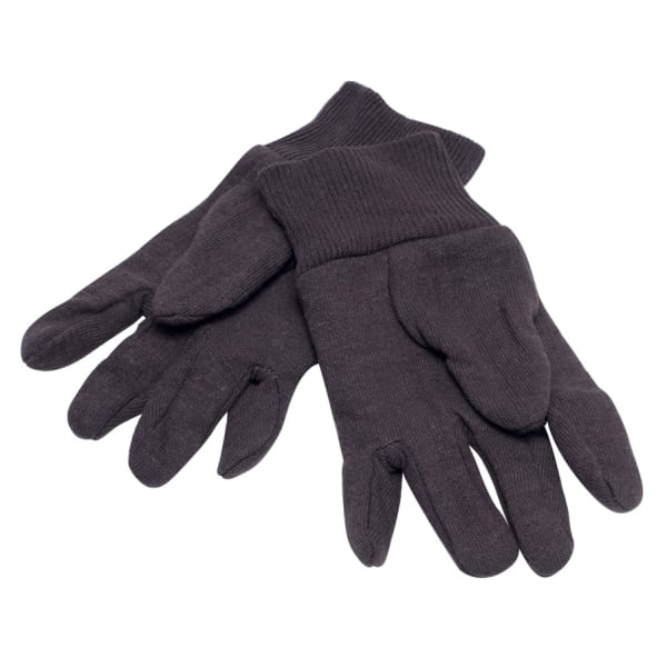 Brown Jersey Gloves