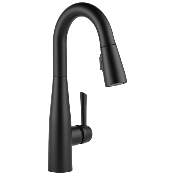 Delta Essa® Single Handle Pull-Down Bar / Prep Faucet Matte Black