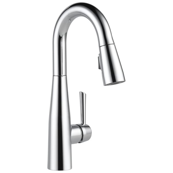 Delta Essa® Single Handle Pull-Down Bar / Prep Faucet Chrome