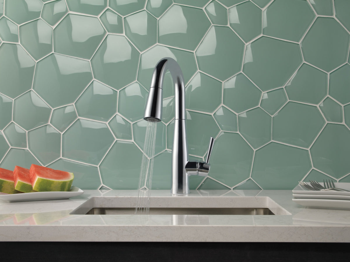 Delta Essa® Single Handle Pull-Down Bar / Prep Faucet Chrome