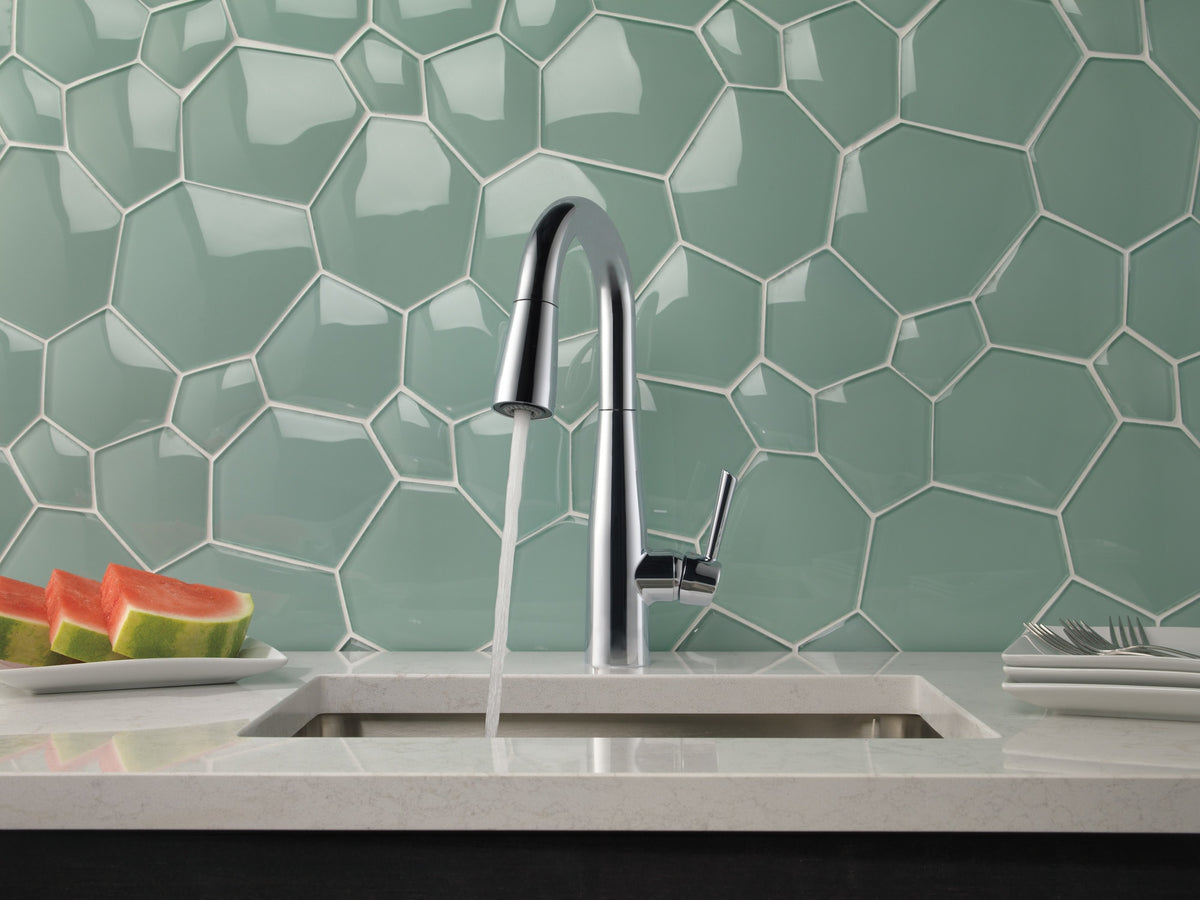 Delta Essa® Single Handle Pull-Down Bar / Prep Faucet Chrome