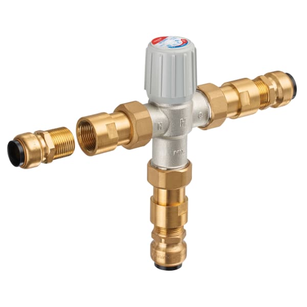 3/4 in Union Push Connect Mixing Valve LF 1070