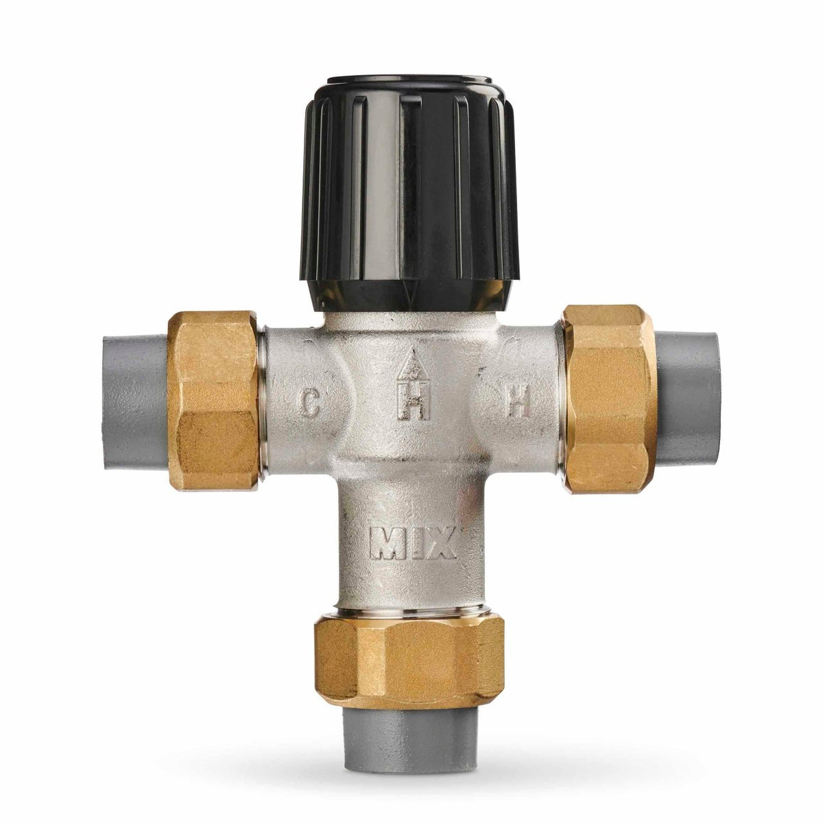 Resideo AM101C1070UCPVC1LF AM-1 Lead Free Mixing Valve, 3/4 in CPVC Union, 80–120°F, ASSE 1070