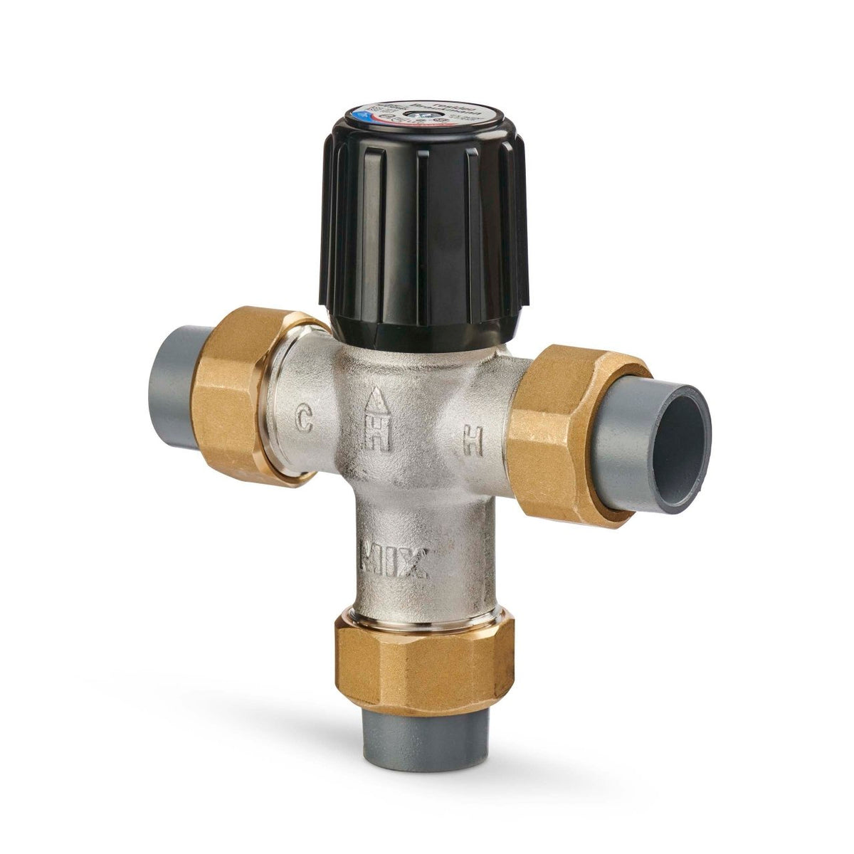 Resideo AM101C1070UCPVC1LF AM-1 Lead Free Mixing Valve, 3/4 in CPVC Union, 80–120°F, ASSE 1070
