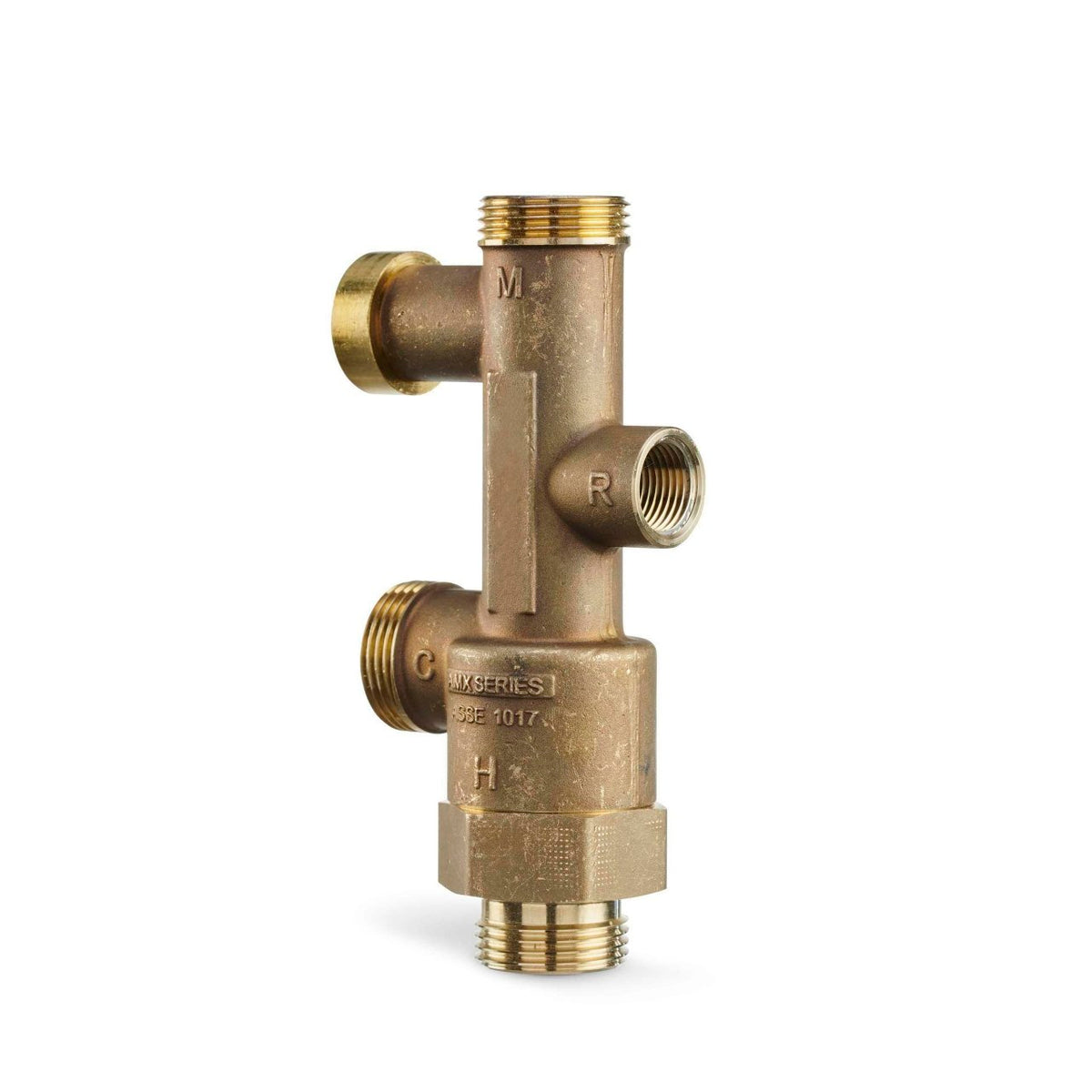 Resideo AMX102-UT-1LF/U AMX Lead Free Mixing Valve, 1 in NPT Union, 90–130°F