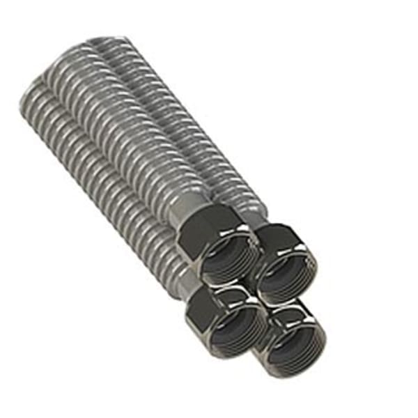3/4" x 18" FIP x FIP Stainless Steel Corrugated Water Heater Connectors