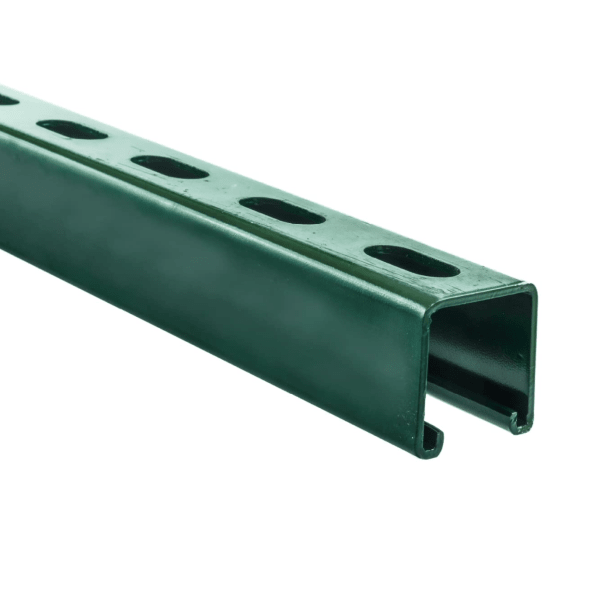 1-5/8 x 20' Green Strut with Elongated Holes