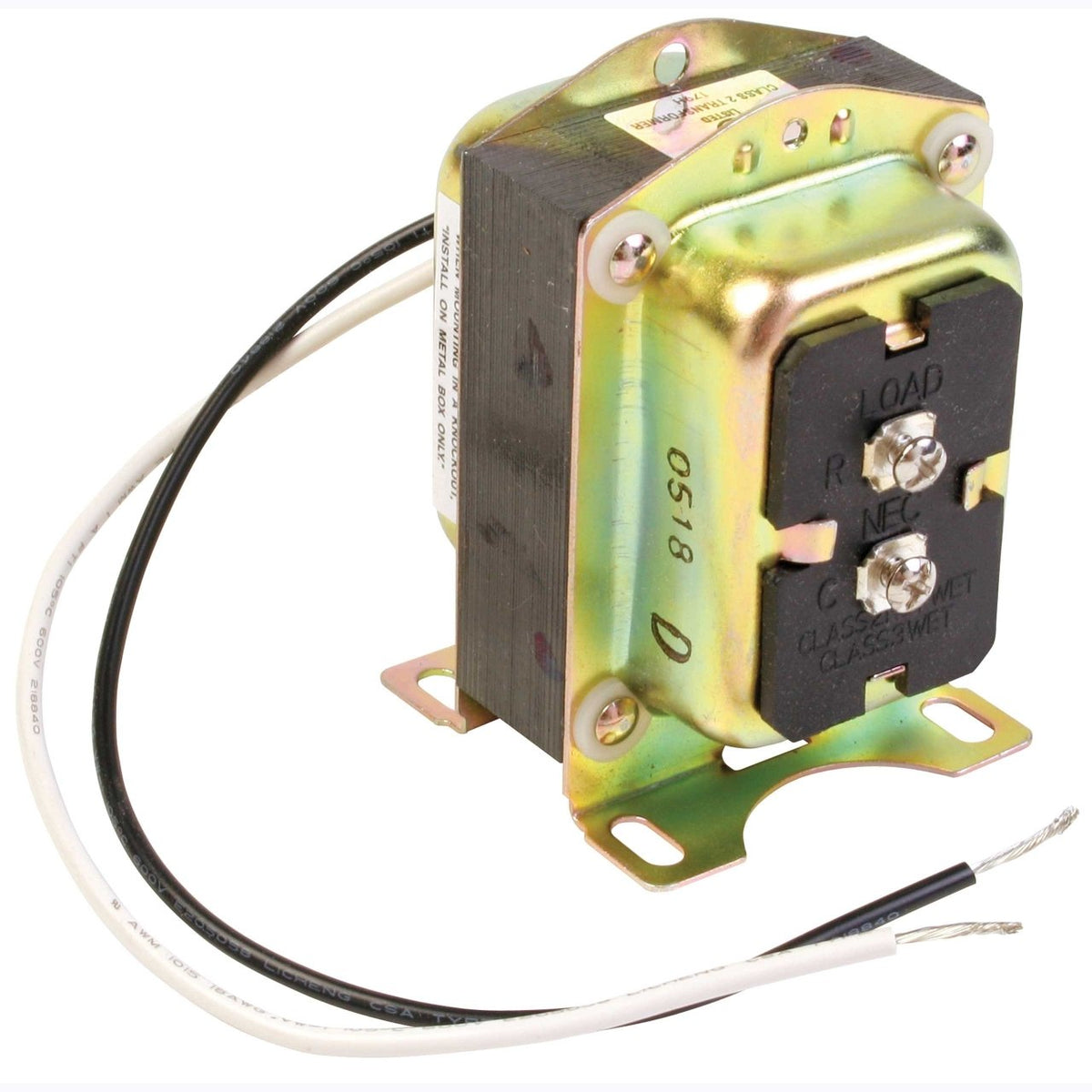 Resideo AT140A1000/U Transformer, 120 V, Universal Mounting