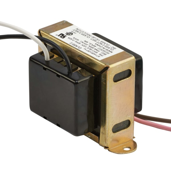 Foot mounted 120 Vac Transformer with 9 in leadwires and plastic end caps