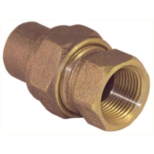 1-1/4" Copper Sweat Fittings - Union CxF C x FPT