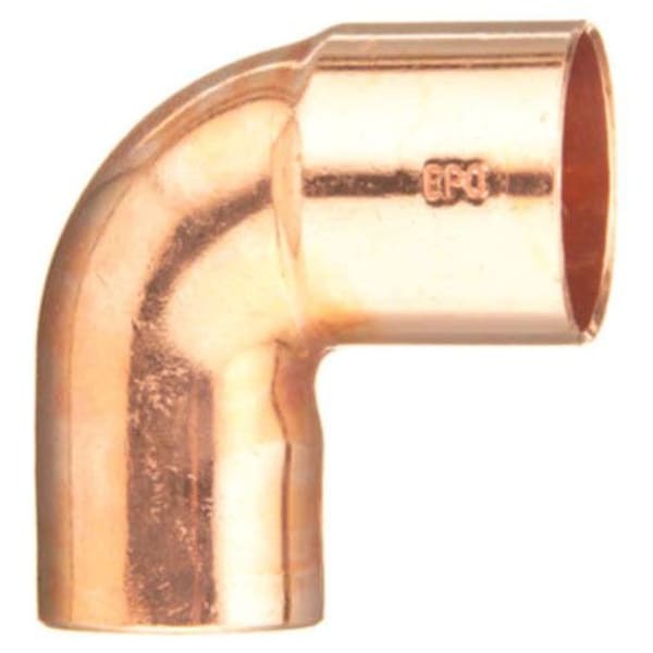 1/2" Copper Fittings - Cleaned & Bagged - 90 Degree Street Elbow Ftg x C