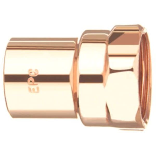 1/2" x 3/8" Copper Fittings - Cleaned & Bagged - Female Adapter C x FPT