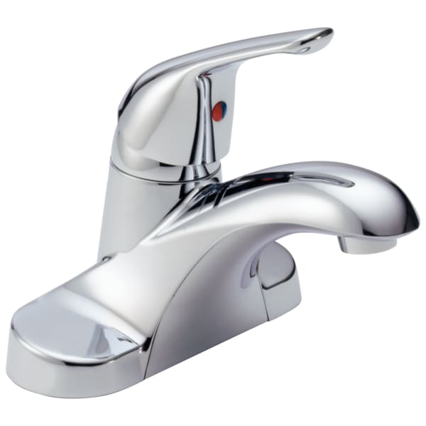 Delta Foundations® Single Handle Centerset Bathroom Faucet Chrome