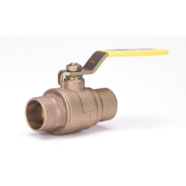 3/4" - SWT x SWT - Bronze, Full Port - Ball Valve - 150 SWG - 600 WOG, RPTFE Seat, Stainless Steel Ball -