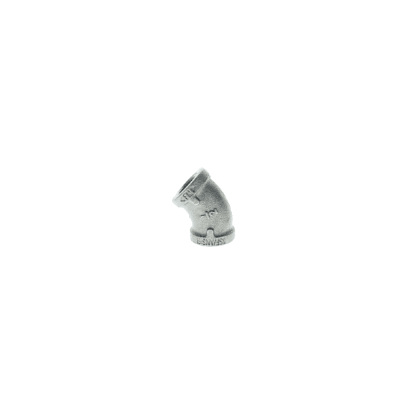 1/2" - Galvanized Elbow - 45°