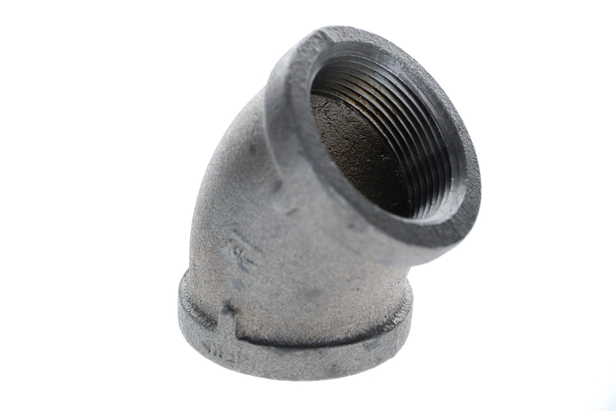 Mueller Streamline 2" Black Iron Elbow - 45°