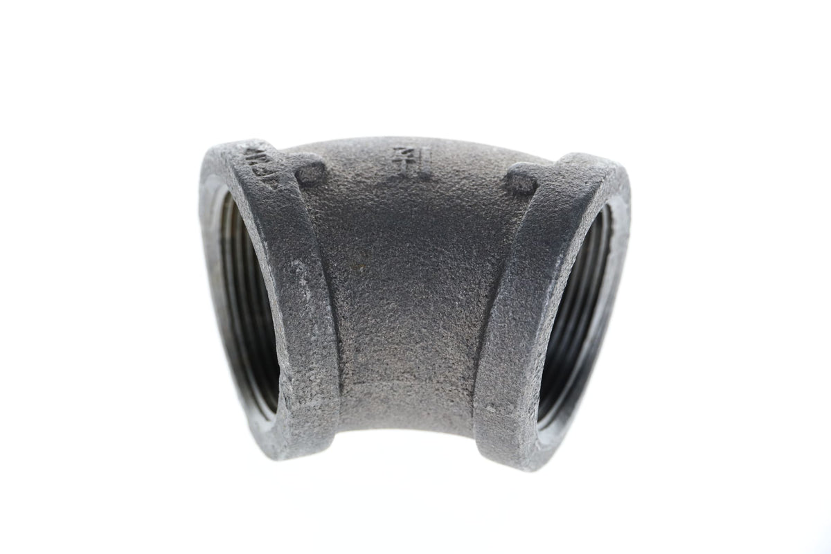 Mueller Streamline 2" Black Iron Elbow - 45°