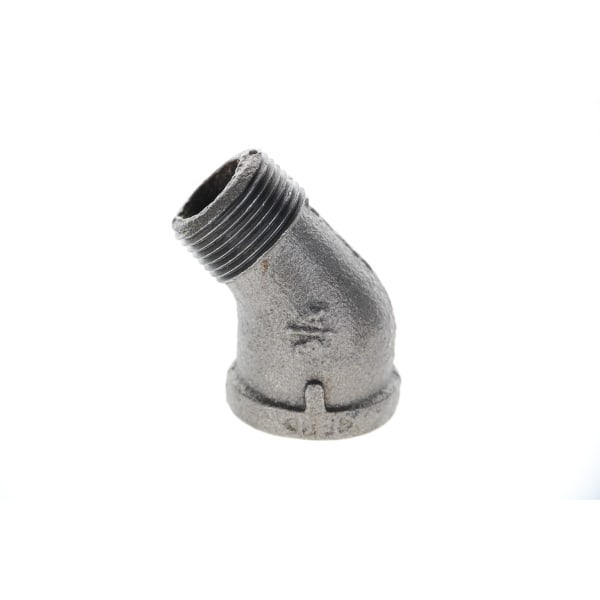 1-1/4" Black Iron Elbow - 45° (Street)