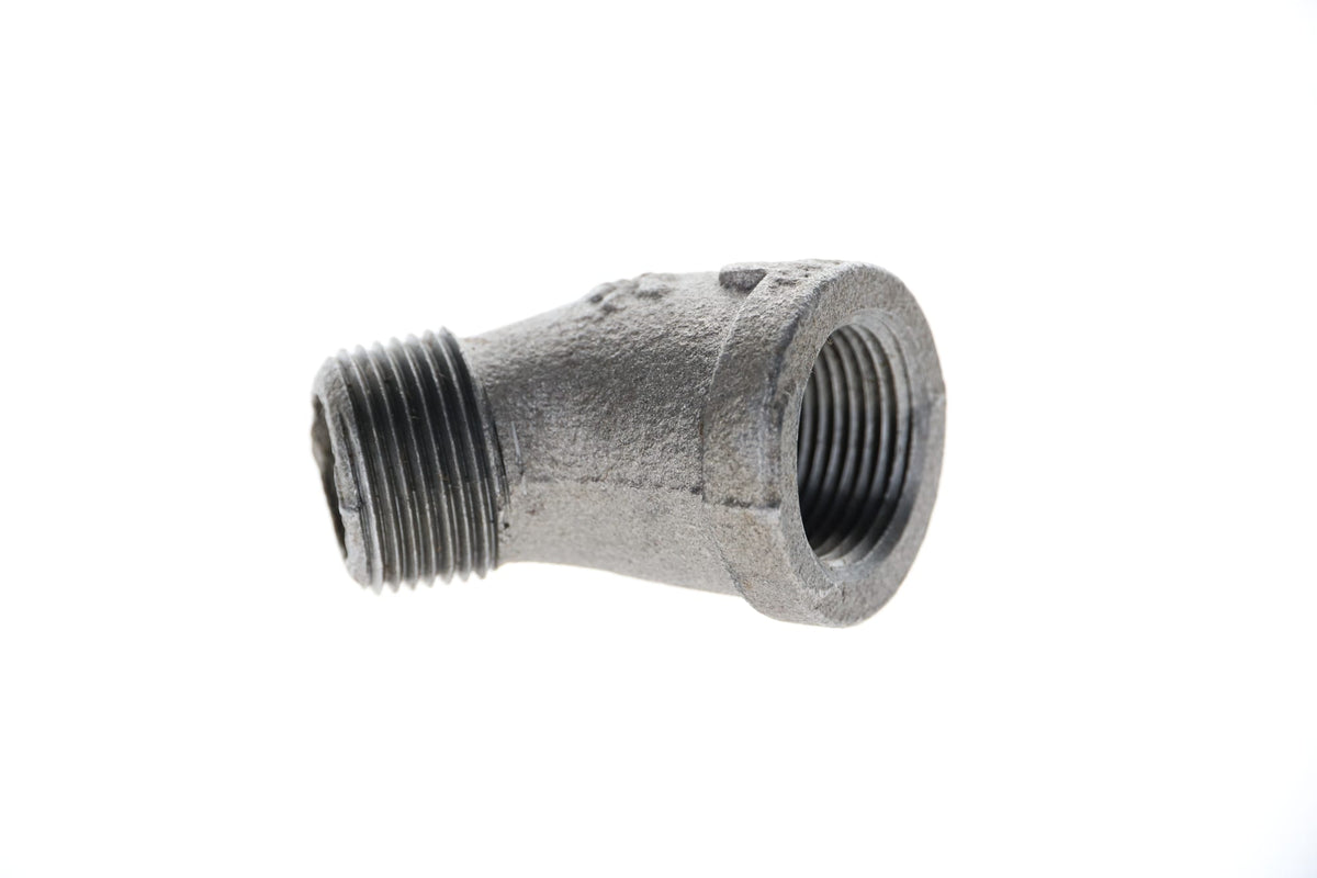 Mueller Streamline 1/2" Black Iron Elbow - 45° (Street)