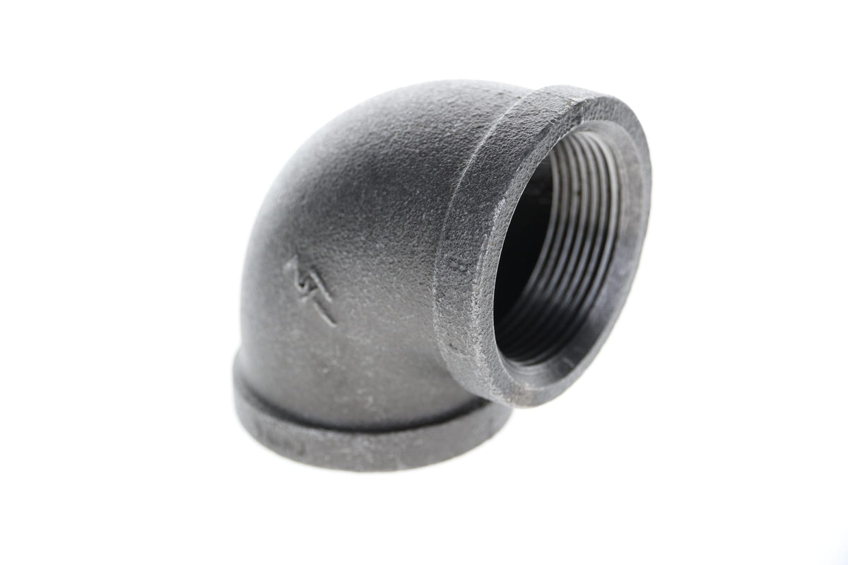 Mueller Streamline 1-1/2" Black Iron Elbow - 90°