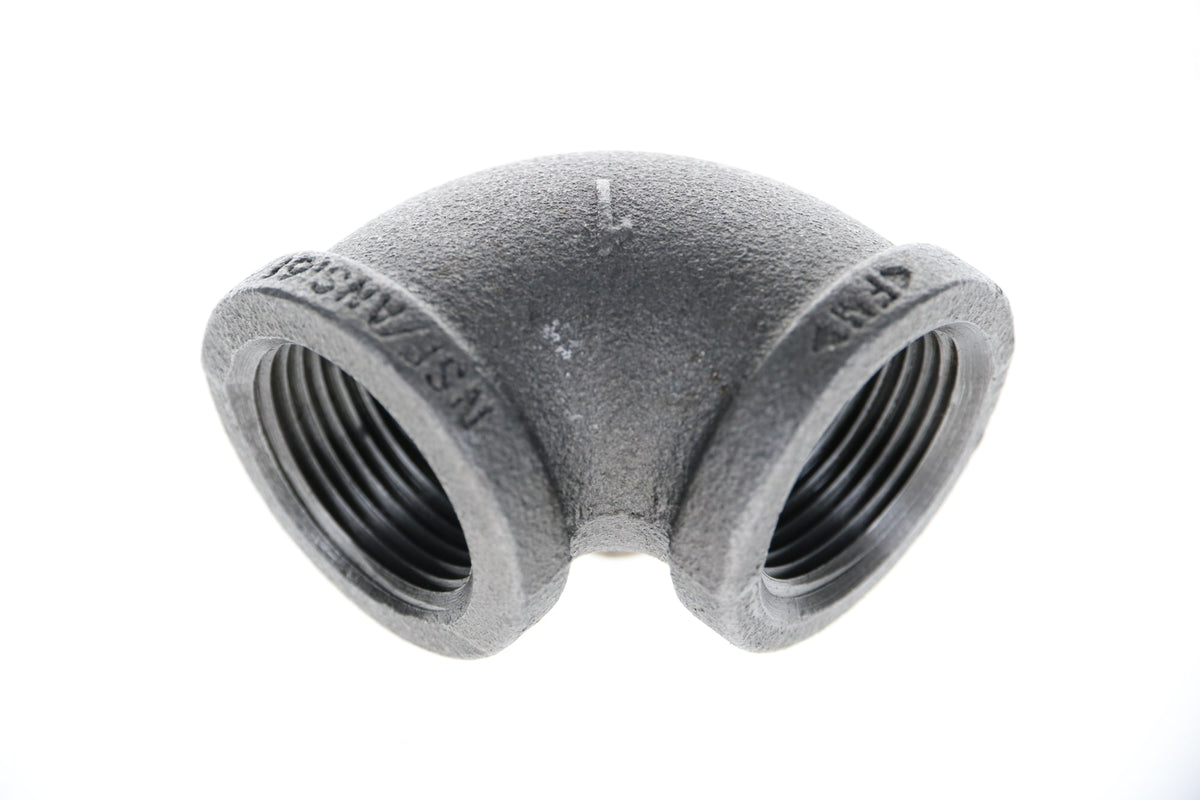 Mueller Streamline 1" Black Iron Elbow - 90°
