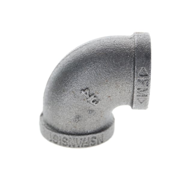 3/4" Black Iron Elbow - 90°