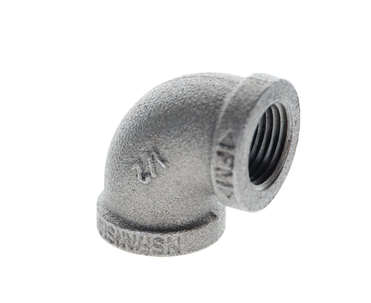 Mueller Streamline 3/8" Black Iron Elbow - 90°