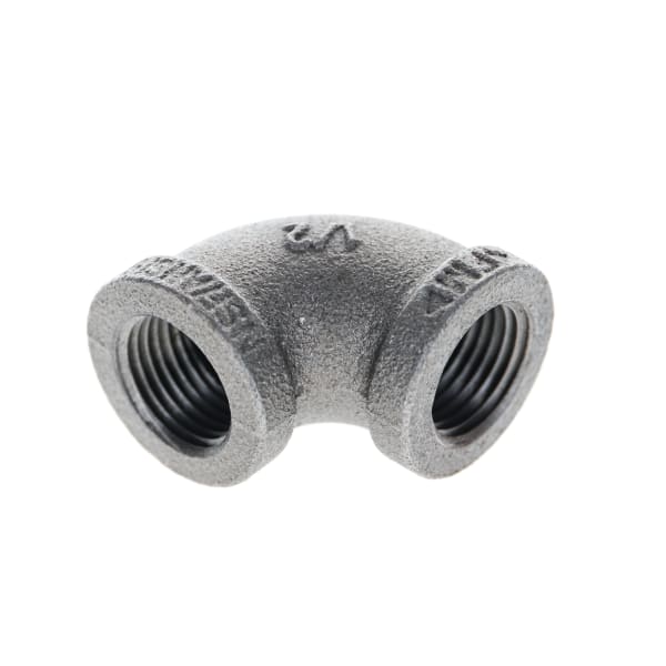 1/4" Black Iron Elbow - 90°