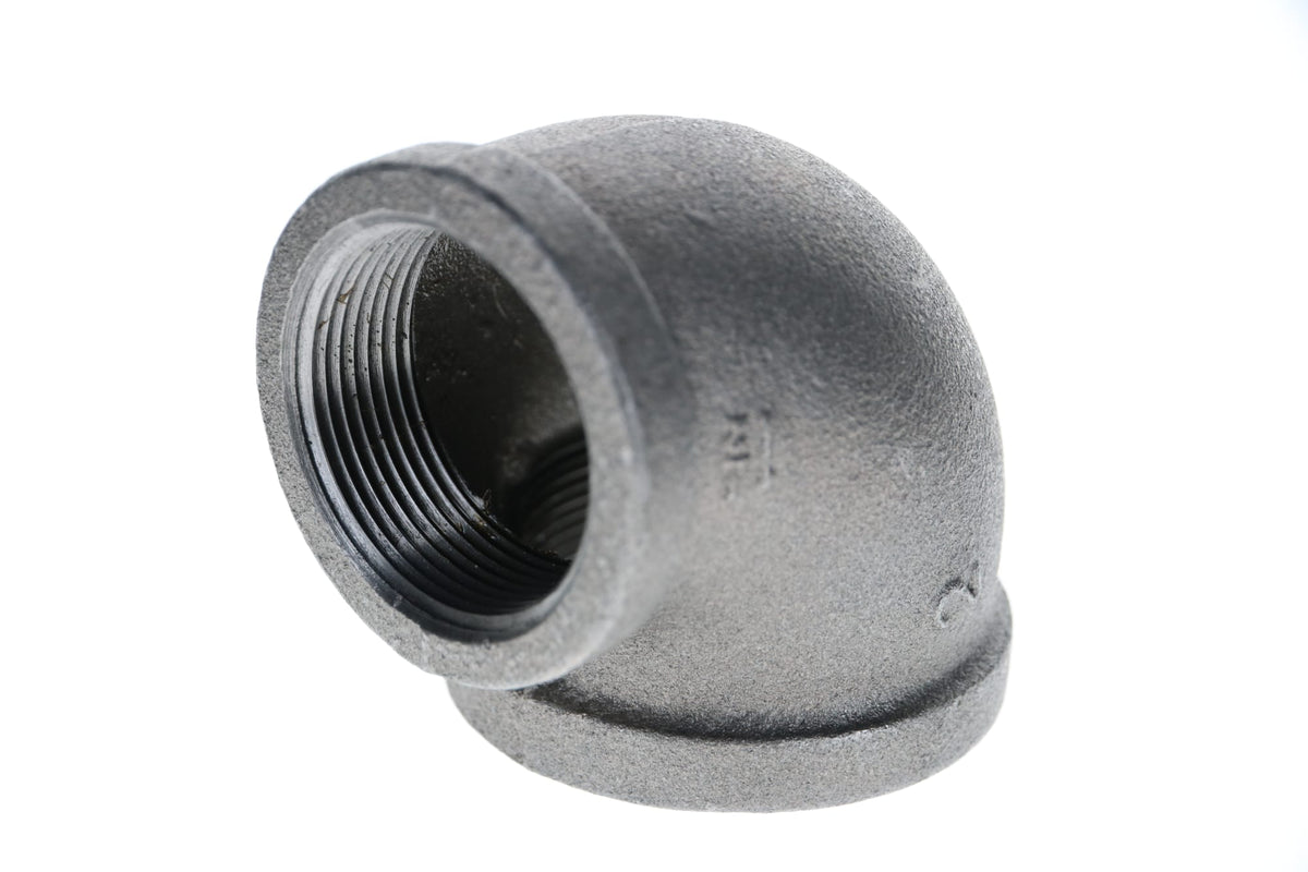 Mueller Streamline 2" x 1-1/2" Black Iron Elbow - 90°