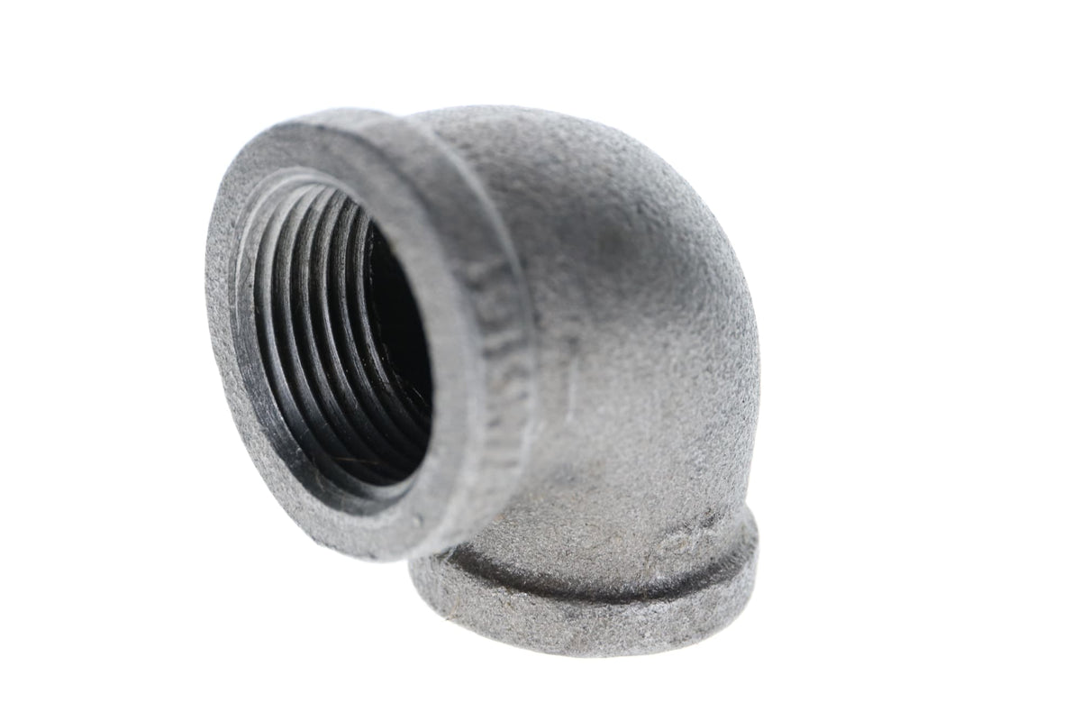 Mueller Streamline 1" x 1/2" Black Iron Elbow - 90°