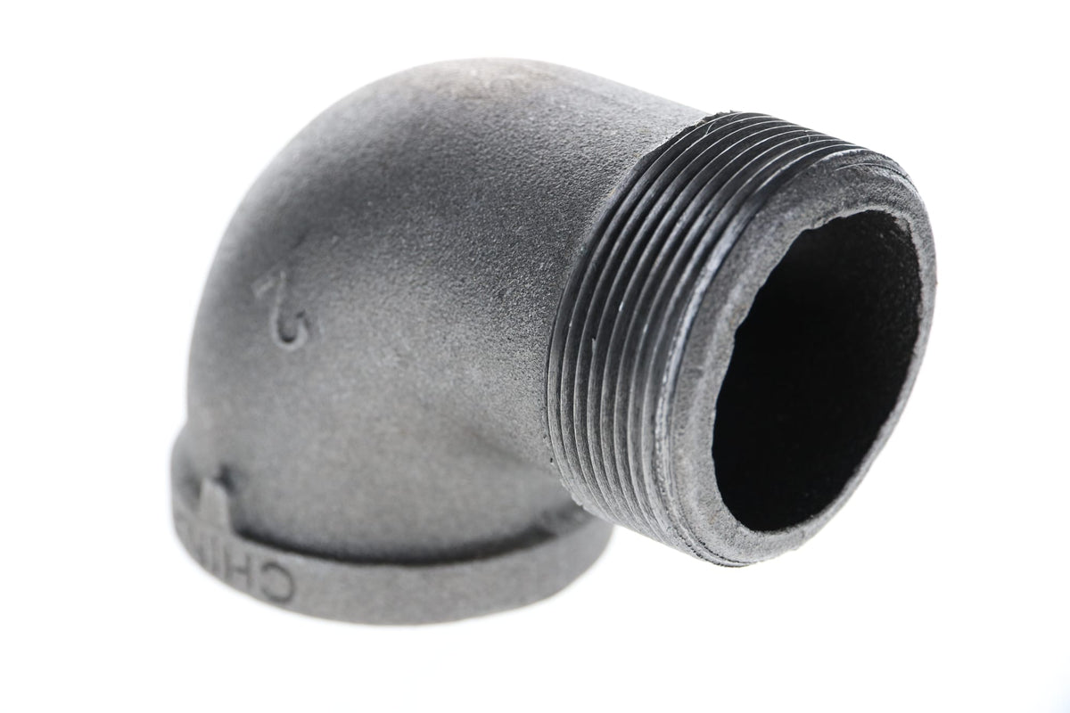 Mueller Streamline 2" Black Iron Elbow - 90° (Street)