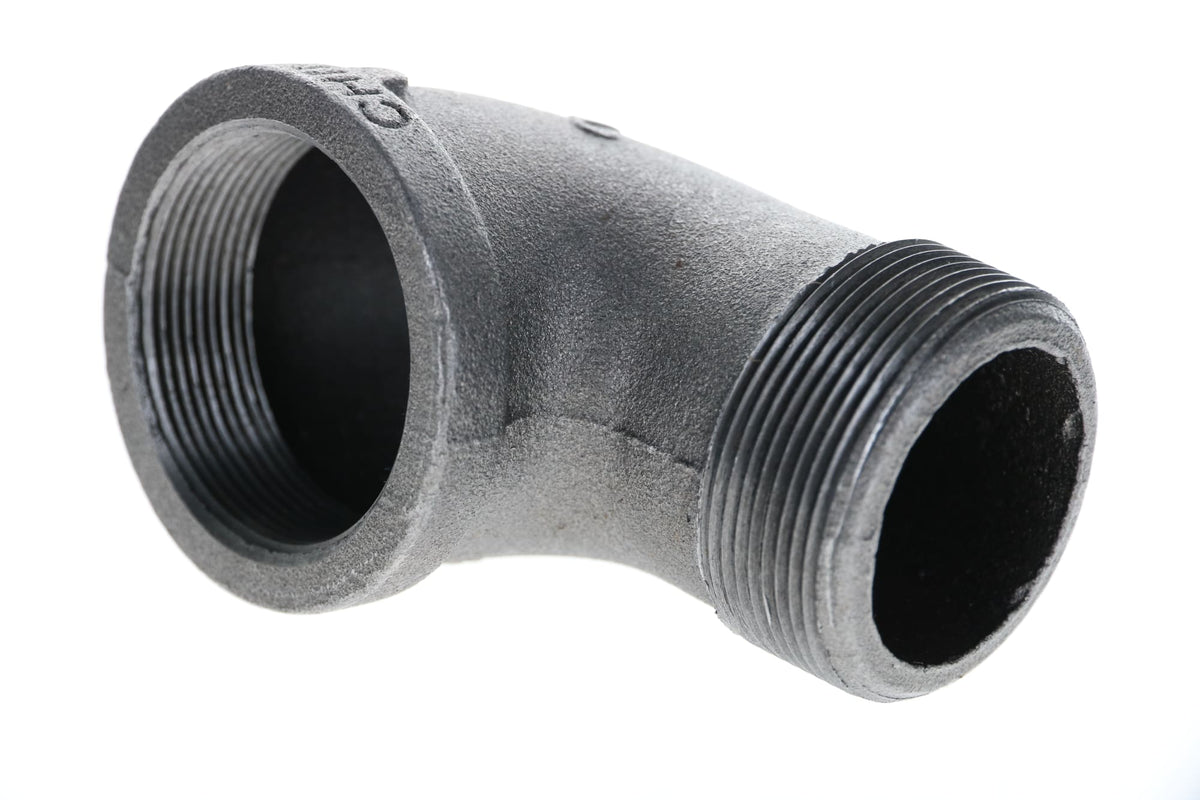 Mueller Streamline 2-1/2" Black Iron Elbow - 90° (Street)