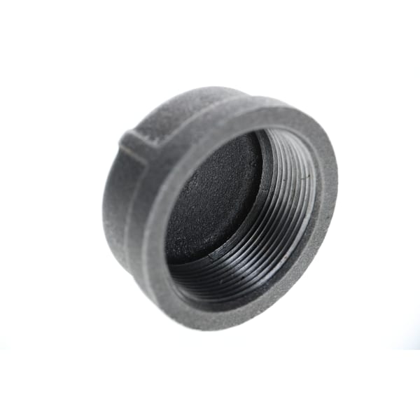 2" Black Iron Cap