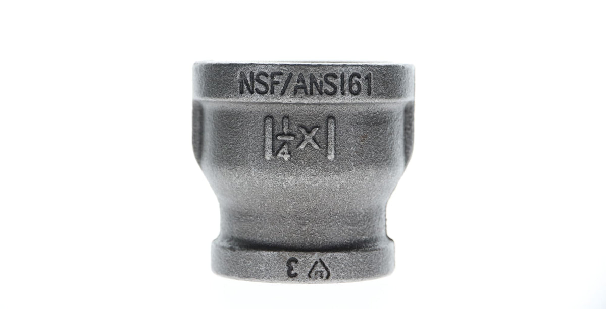 Mueller Streamline 1-1/4" x 1" Black Iron Coupling