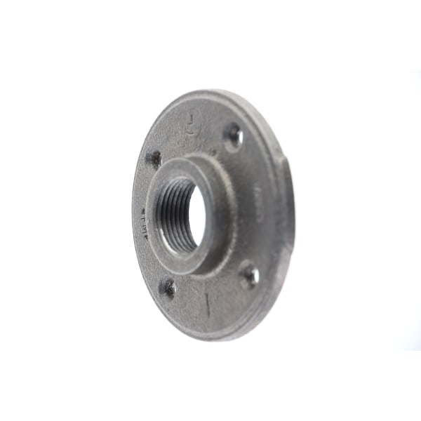 1-1/4" Black Iron Floor Flange