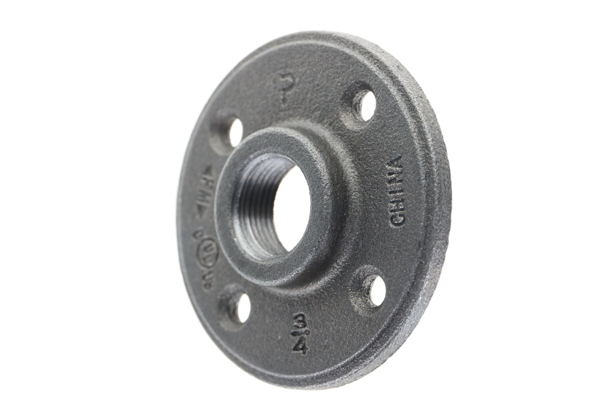 Mueller Streamline 1" Black Iron Floor Flange