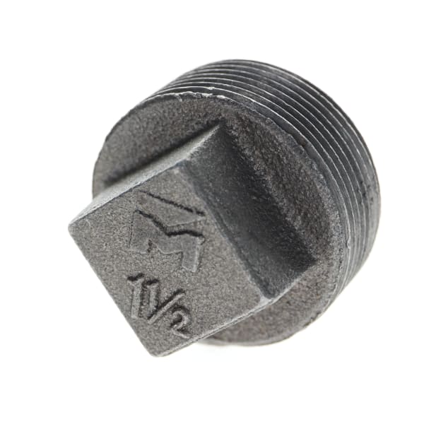 1-1/2" Black Iron Plug