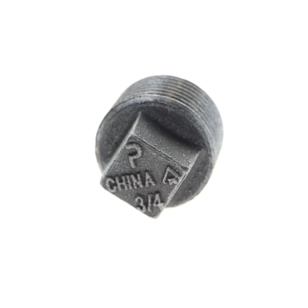 3/4" Black Iron Plug