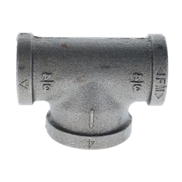 3/4" x 3/4" x 1" Black Iron Tee