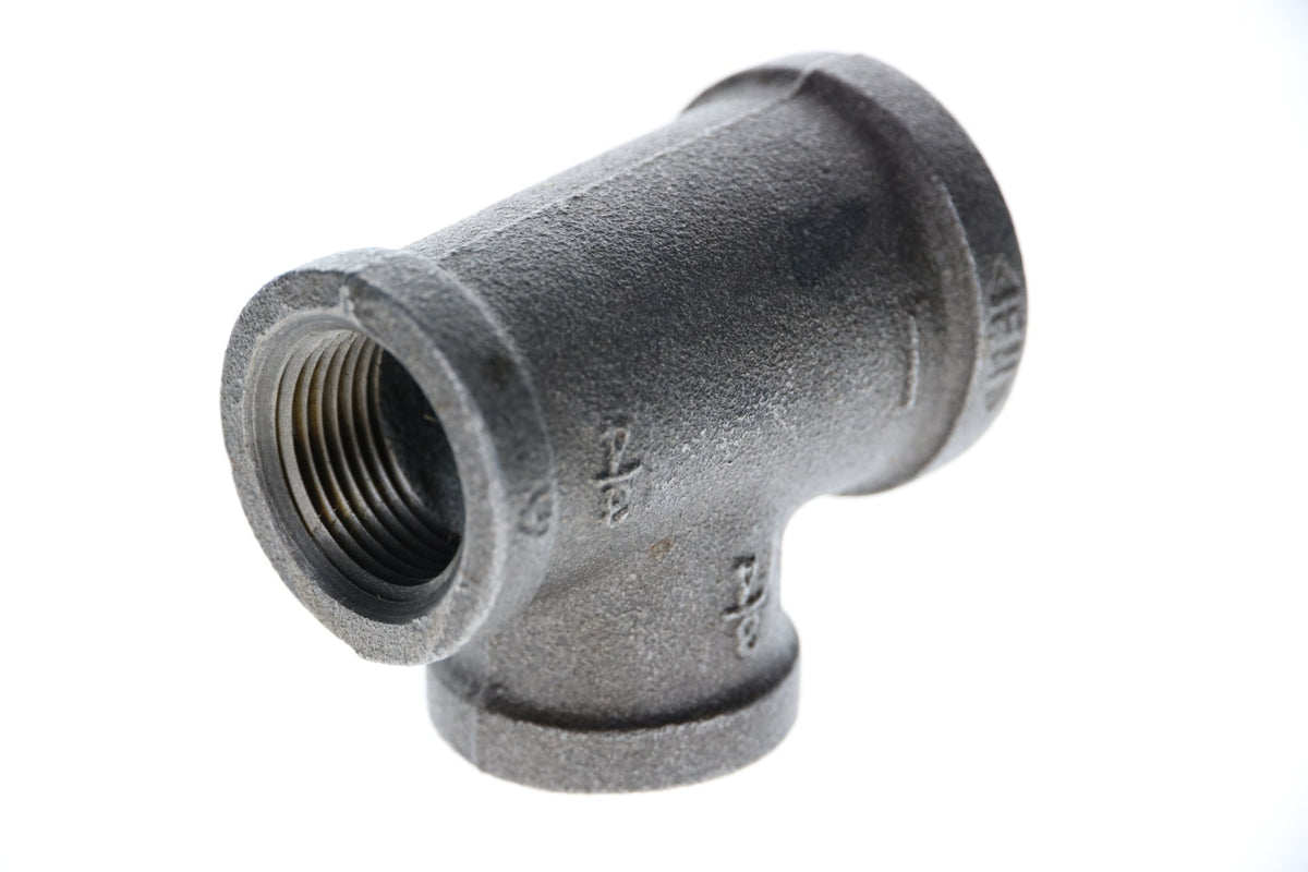 Mueller Streamline 1-1/4" x 1/2" x 1-1/4" Black Iron Tee