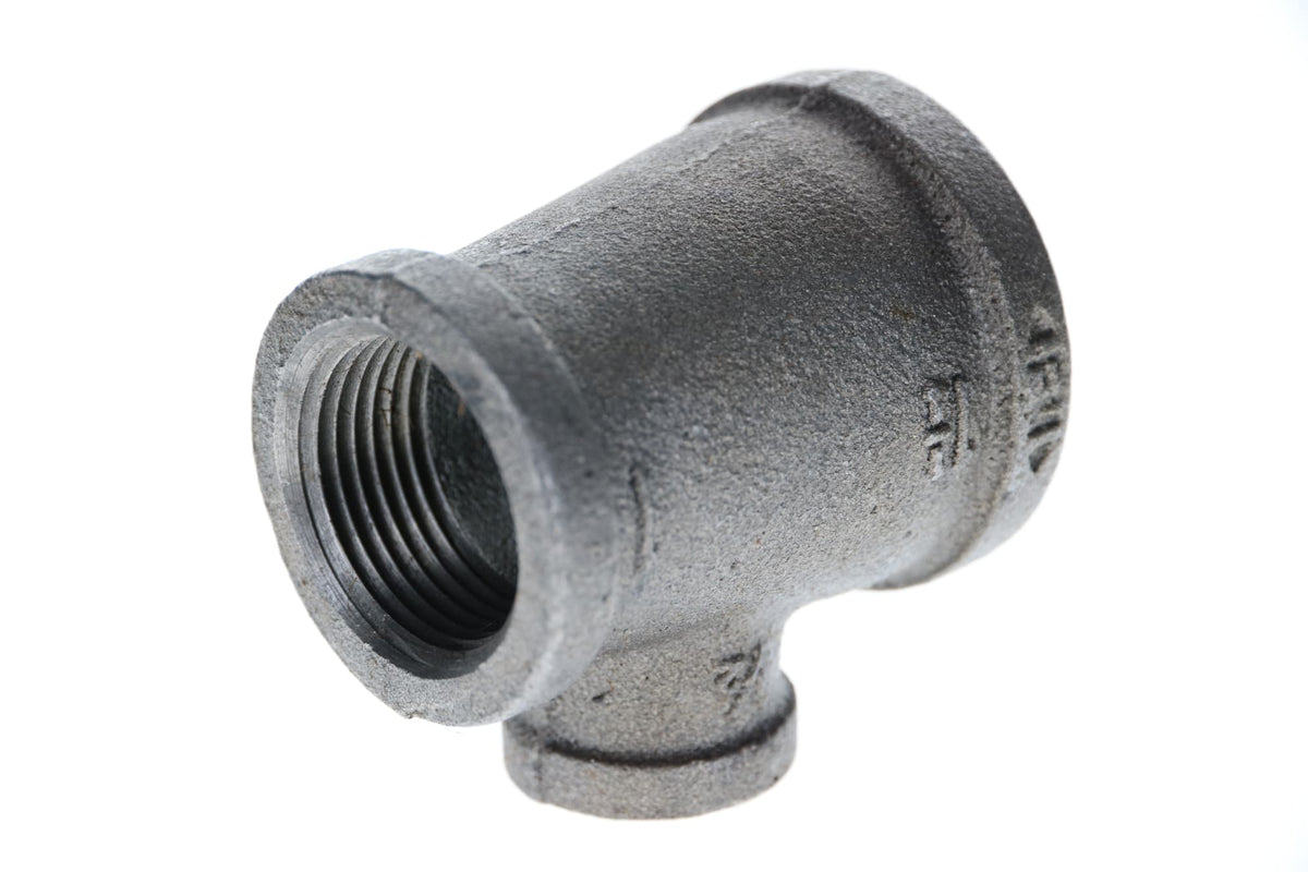 Mueller Streamline 1-1/4" x 1" x 1/2" Black Iron Tee