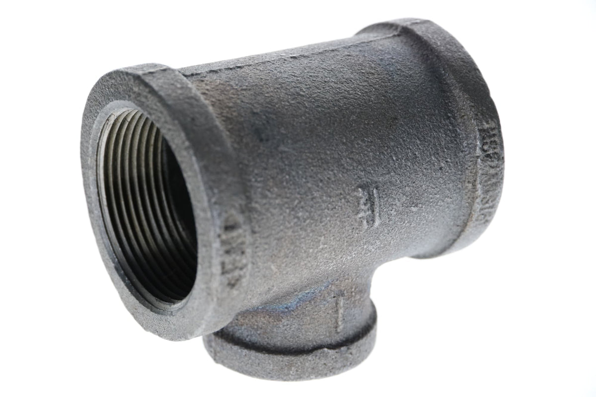 Mueller Streamline 1-1/2" x 1-1/2" x 1" Black Iron Tee